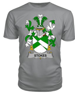 ScotsTee Stokes Coat Of Arms Family Crest Fighting Irish III T Shirt