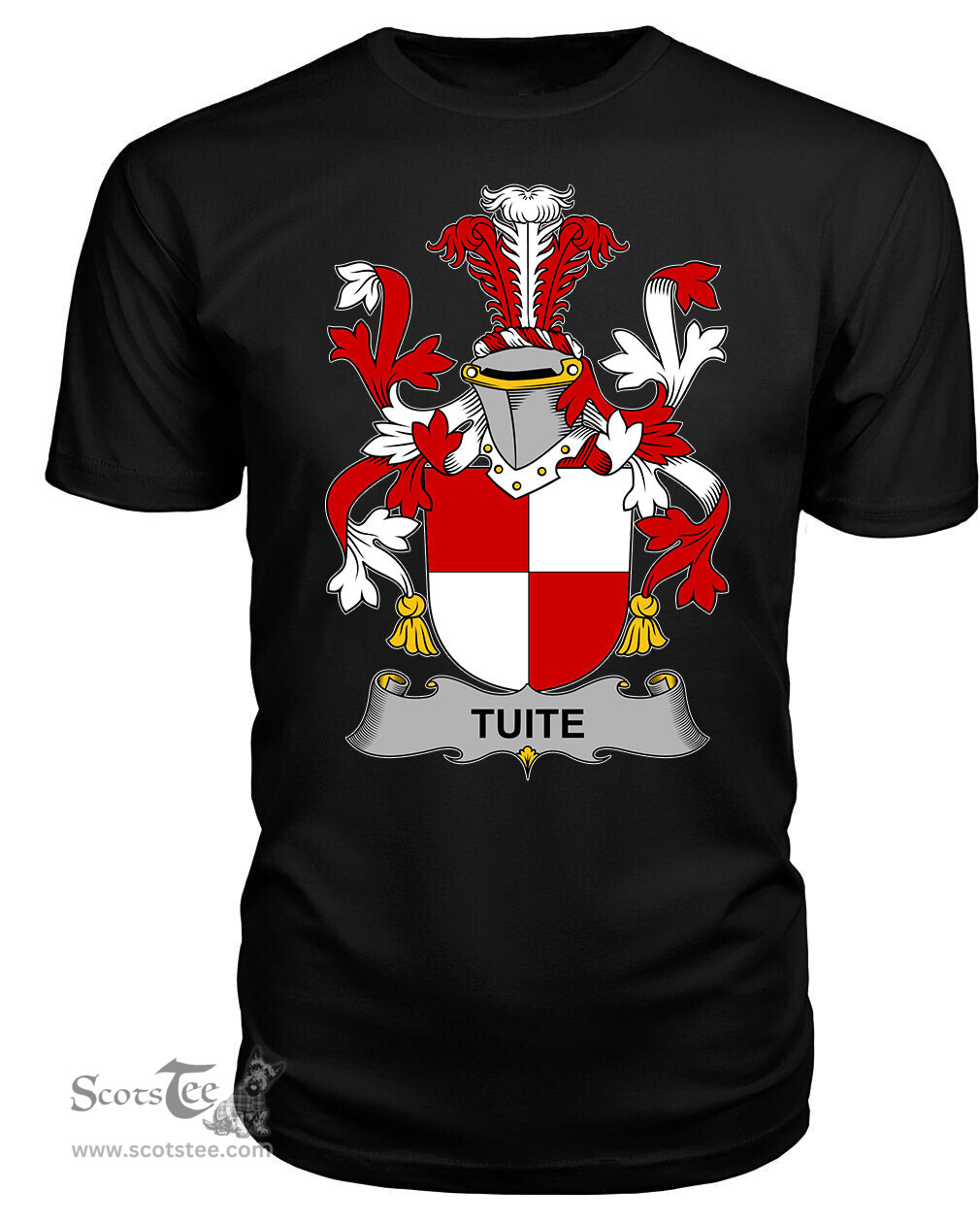 ScotsTee Tuite Coat Of Arms Family Crest Fighting Irish III T Shirt