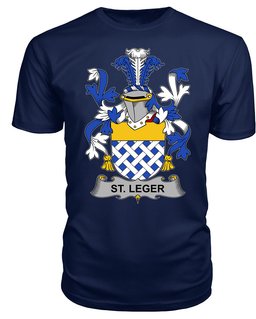 ScotsTee St. Leger Coat Of Arms Family Crest Fighting Irish III T Shirt