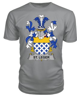 ScotsTee St. Leger Coat Of Arms Family Crest Fighting Irish III T Shirt