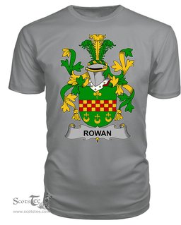 ScotsTee Rowan Coat Of Arms Family Crest Fighting Irish III T Shirt