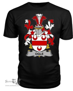 ScotsTee Ogle Coat Of Arms Family Crest Fighting Irish III T Shirt