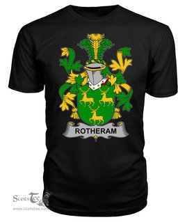 ScotsTee Rotheram Coat Of Arms Family Crest Fighting Irish III T Shirt