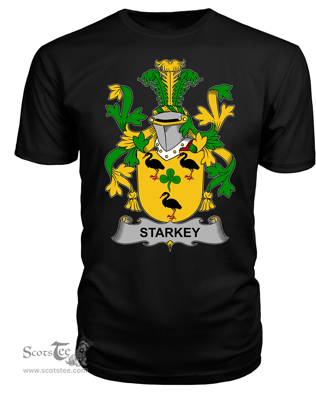 ScotsTee Starkey Coat Of Arms Family Crest Fighting Irish III T Shirt