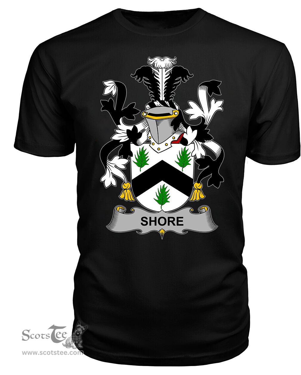 ScotsTee Shore Coat Of Arms Family Crest Fighting Irish III T Shirt