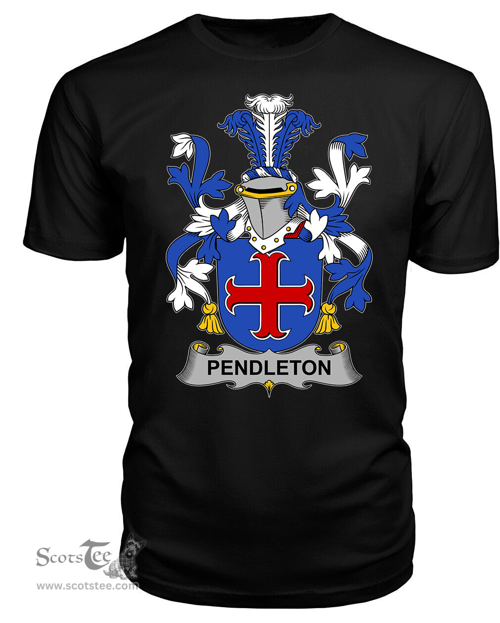 ScotsTee Pendleton Coat Of Arms Family Crest Fighting Irish III T Shirt