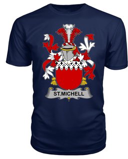 ScotsTee St. Michell Coat Of Arms Family Crest Fighting Irish III T Shirt