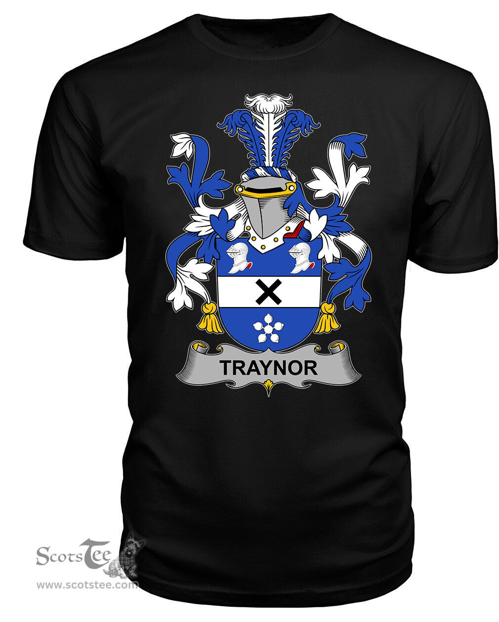 ScotsTee Traynor or Trainer Coat Of Arms Family Crest Fighting Irish III T Shirt