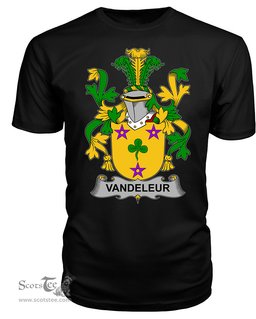 ScotsTee Vandeleur Coat Of Arms Family Crest Fighting Irish III T Shirt