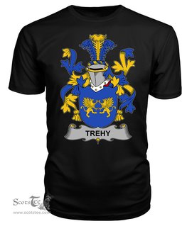 ScotsTee Trehy or O'Trehy Coat Of Arms Family Crest Fighting Irish III T Shirt