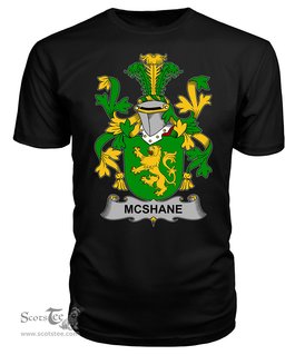 ScotsTee Shane or McShane Coat Of Arms Family Crest Fighting Irish III T Shirt