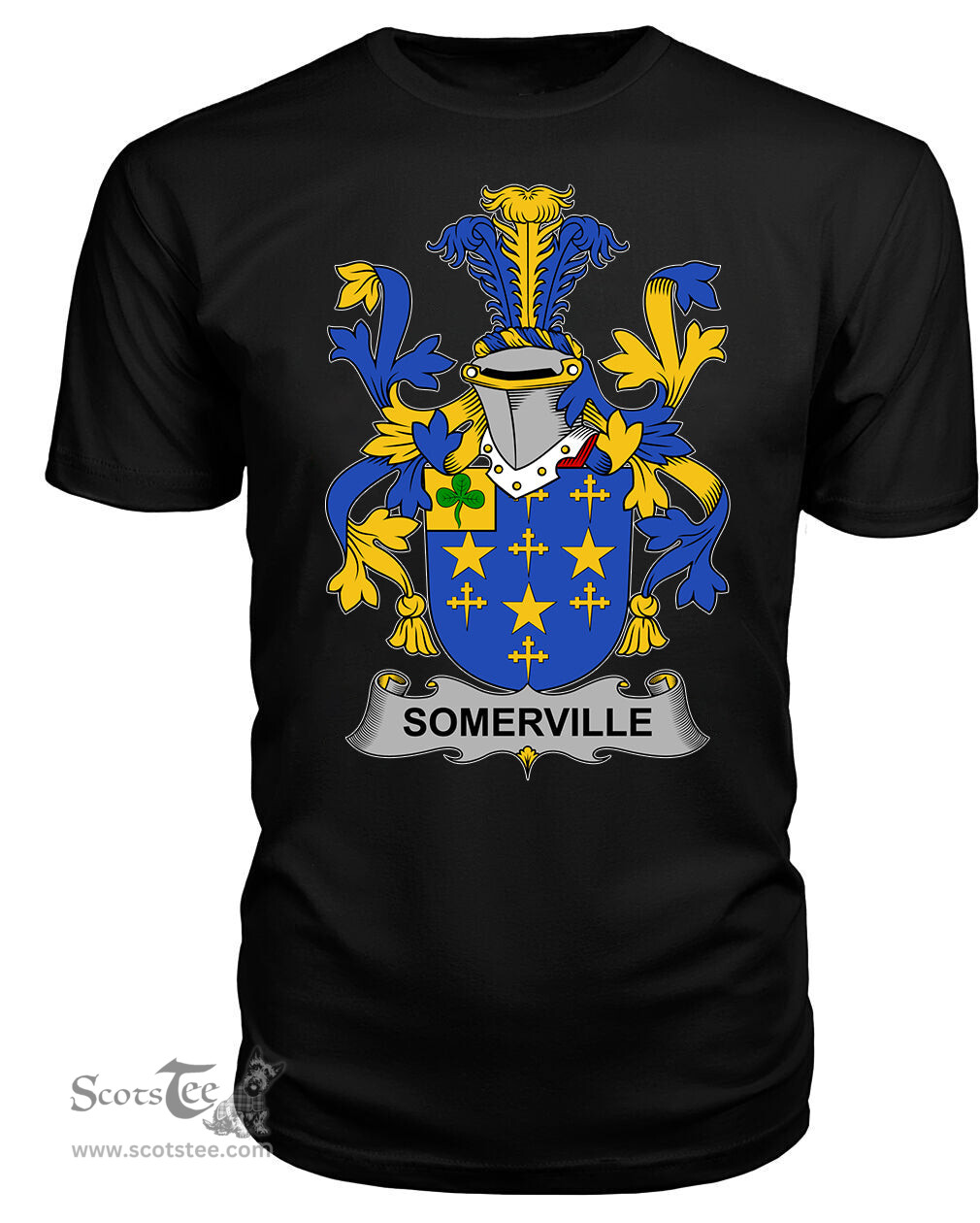 ScotsTee Somerville Coat Of Arms Family Crest Fighting Irish III T Shirt