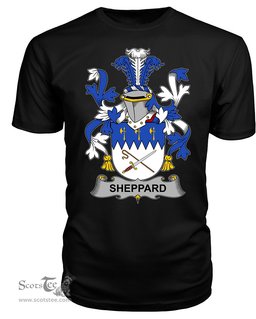 ScotsTee Sheppard Coat Of Arms Family Crest Fighting Irish III T Shirt