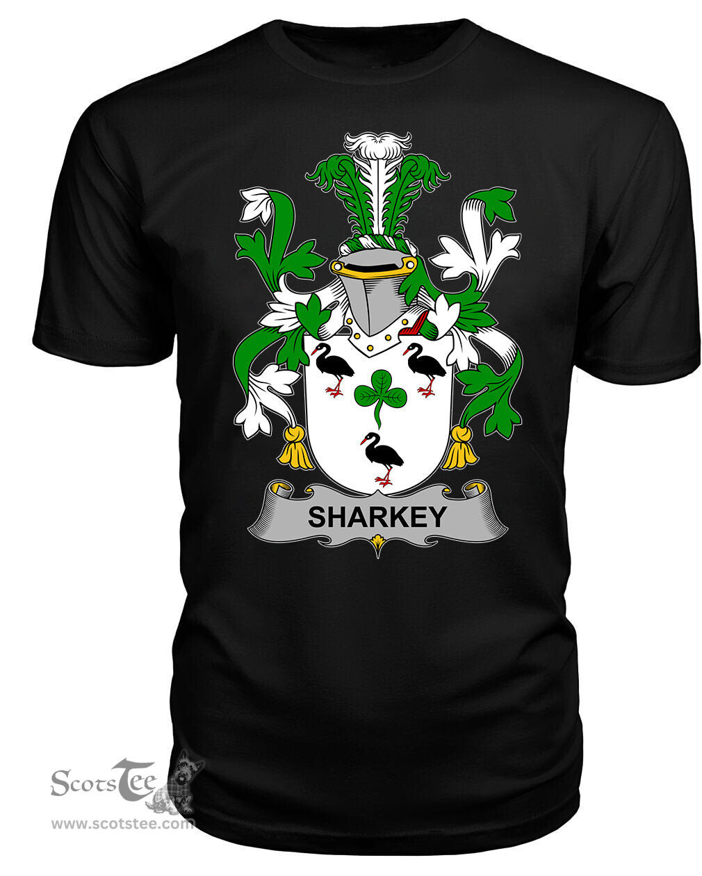 ScotsTee Sharkey or O'Sharkey Coat Of Arms Family Crest Fighting Irish III T Shirt