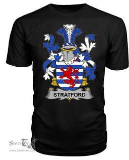 ScotsTee Stratford Coat Of Arms Family Crest Fighting Irish III T Shirt