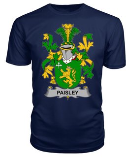 ScotsTee Paisley Coat Of Arms Family Crest Fighting Irish III T Shirt