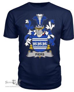 ScotsTee Piers Coat Of Arms Family Crest Fighting Irish III T Shirt