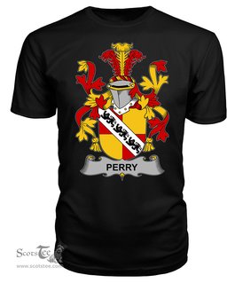 ScotsTee Perry Coat Of Arms Family Crest Fighting Irish III T Shirt