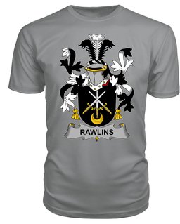 ScotsTee Rawlins Coat Of Arms Family Crest Fighting Irish III T Shirt