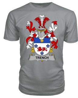ScotsTee Trench Coat Of Arms Family Crest Fighting Irish III T Shirt