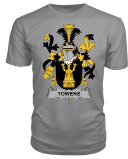ScotsTee Towers Coat Of Arms Family Crest Fighting Irish III T Shirt