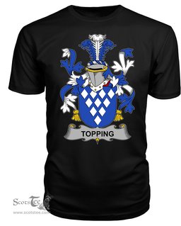 ScotsTee Topping Coat Of Arms Family Crest Fighting Irish III T Shirt