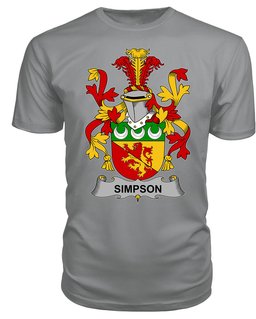 ScotsTee Simpson Coat Of Arms Family Crest Fighting Irish III T Shirt