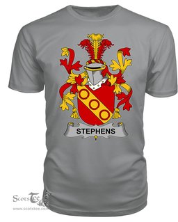 ScotsTee Stephens Coat Of Arms Family Crest Fighting Irish III T Shirt