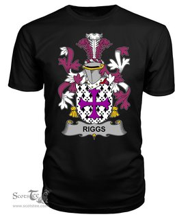 ScotsTee Riggs Coat Of Arms Family Crest Fighting Irish III T Shirt