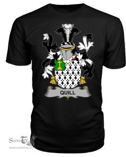 ScotsTee Quill Coat Of Arms Family Crest Fighting Irish III T Shirt