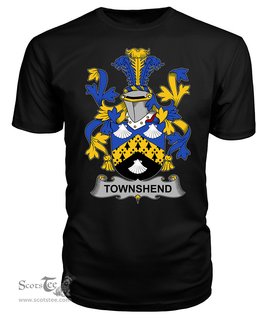 ScotsTee Townshend or Townsend Coat Of Arms Family Crest Fighting Irish III T Shirt