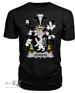 ScotsTee Verdon Coat Of Arms Family Crest Fighting Irish III T Shirt