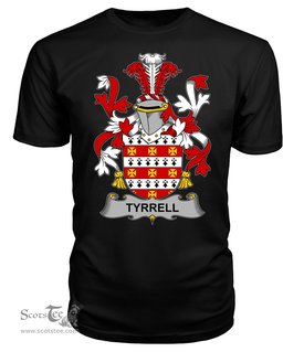 ScotsTee Tyrrell or Terrell Coat Of Arms Family Crest Fighting Irish III T Shirt