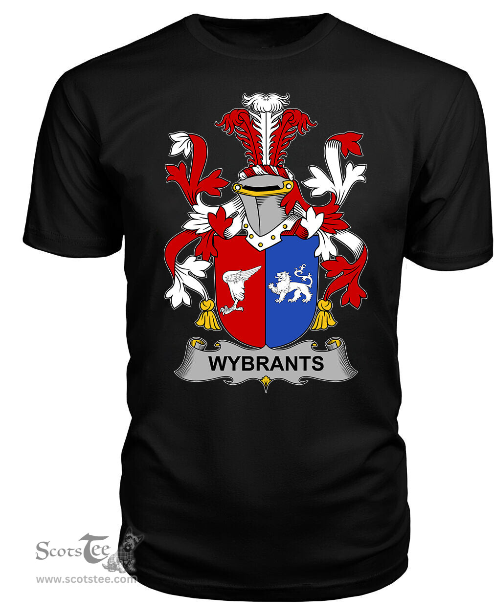 ScotsTee Wybrants Coat Of Arms Family Crest Fighting Irish III T Shirt