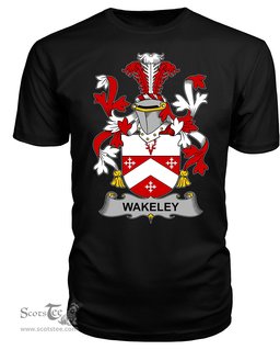 ScotsTee Wakeley Coat Of Arms Family Crest Fighting Irish III T Shirt