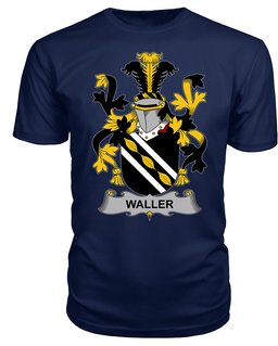 ScotsTee Waller Coat Of Arms Family Crest Fighting Irish III T Shirt