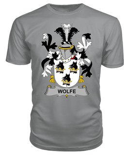 ScotsTee Wolfe Coat Of Arms Family Crest Fighting Irish III T Shirt