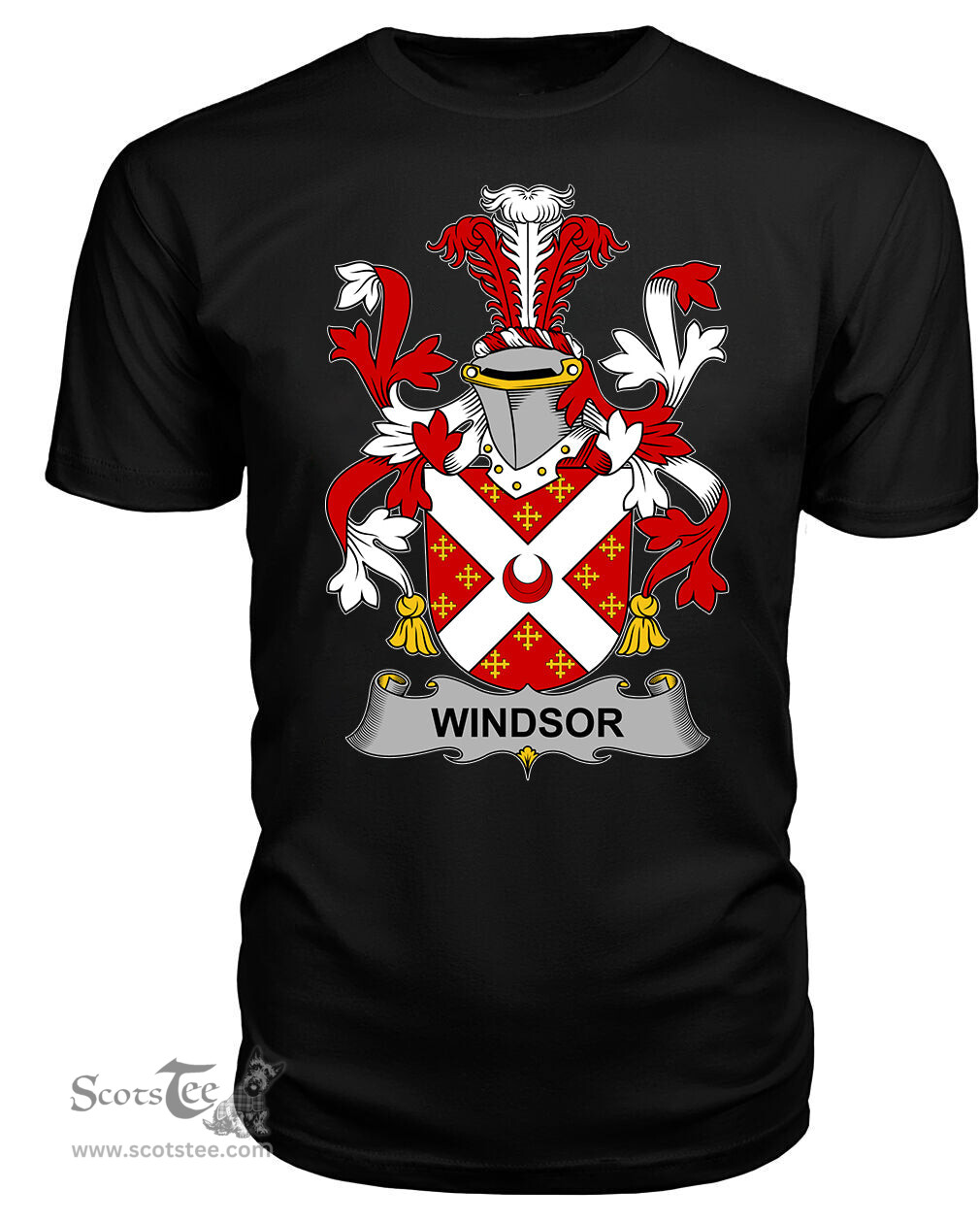 ScotsTee Windsor Coat Of Arms Family Crest Fighting Irish III T Shirt