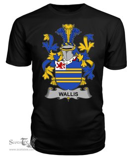 ScotsTee Wallis Coat Of Arms Family Crest Fighting Irish III T Shirt