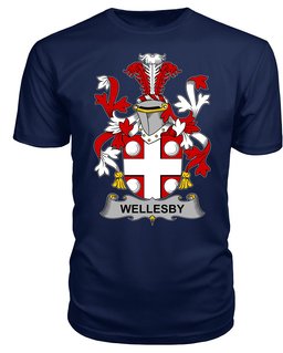 ScotsTee Wellesby Coat Of Arms Family Crest Fighting Irish III T Shirt