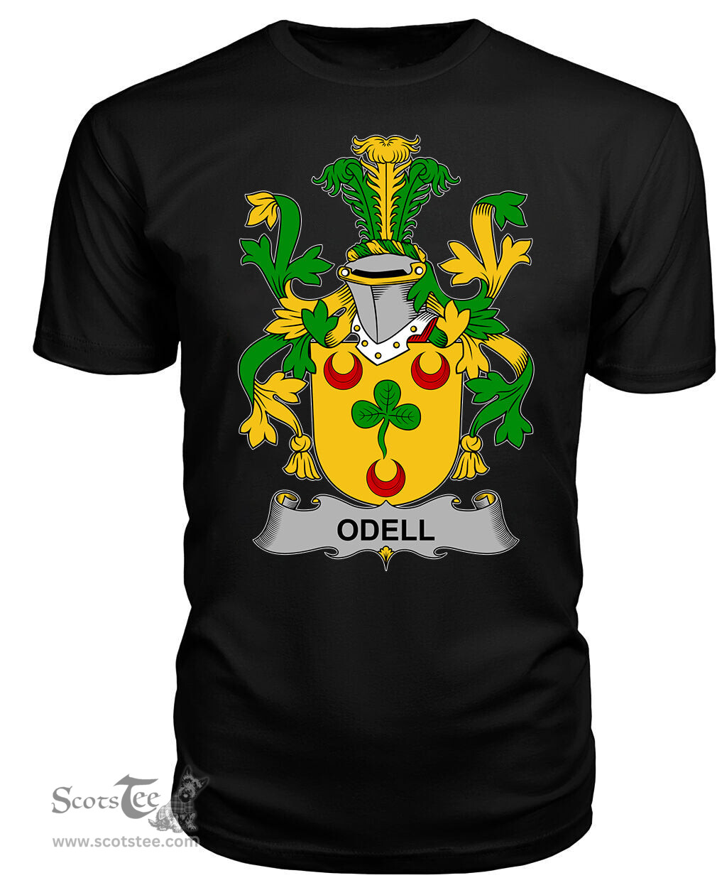 ScotsTee Odell Coat Of Arms Family Crest Fighting Irish III T Shirt