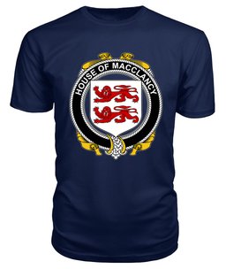 ScotsTee MACCLANCY Coat Of Arms Family Crest House Of Ireland T Shirt