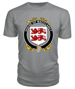 ScotsTee MACCLANCY Coat Of Arms Family Crest House Of Ireland T Shirt
