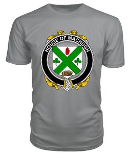 ScotsTee MACHUGH Coat Of Arms Family Crest House Of Ireland T Shirt