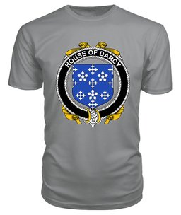 ScotsTee DARCY Coat Of Arms Family Crest House Of Ireland T Shirt