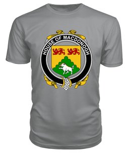 ScotsTee MACDONOGH (Connacht) Coat Of Arms Family Crest House Of Ireland T Shirt
