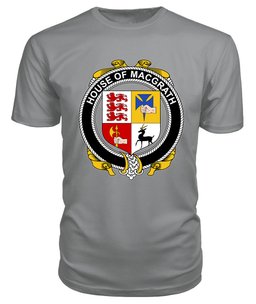 ScotsTee MACGRATH Coat Of Arms Family Crest House Of Ireland T Shirt