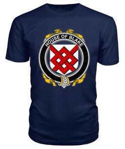 ScotsTee BLAKE Coat Of Arms Family Crest House Of Ireland T Shirt