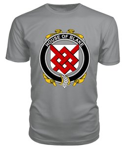 ScotsTee BLAKE Coat Of Arms Family Crest House Of Ireland T Shirt