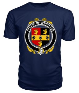 ScotsTee O'BRODER Coat Of Arms Family Crest House Of Ireland T Shirt